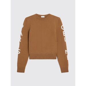Celine Women Wool And Cashmere Knit Sweater With Logo Celine